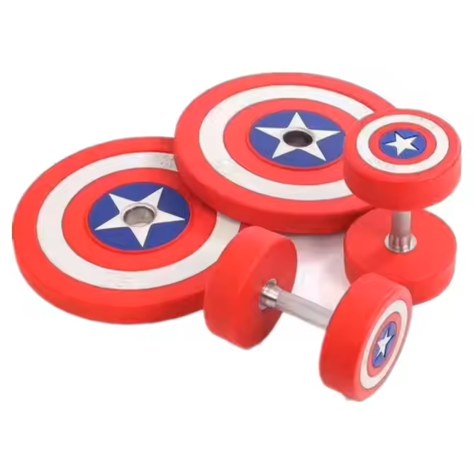 100lb Captain America Dumbbell(wholesale)