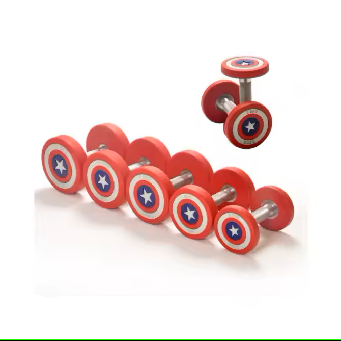 100lb Captain America Dumbbell(wholesale)